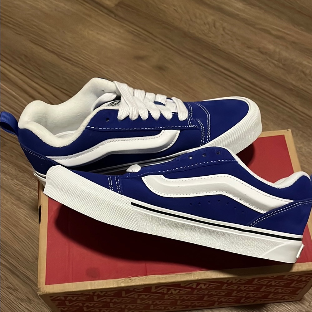Vans Blue and White Sneakers - brand new